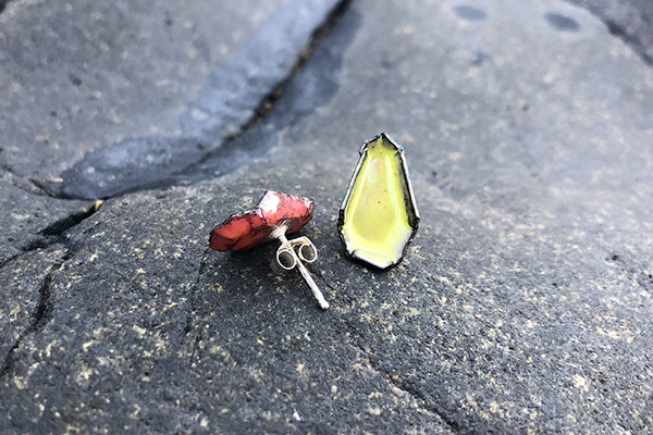 Bitty Barnacle Earrings | Chartreuse - Image 3