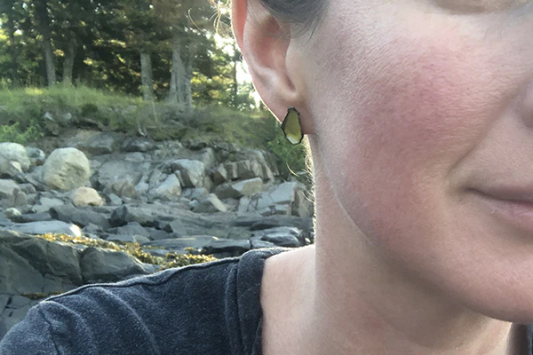 Bitty Barnacle Earrings | Chartreuse - Image 4